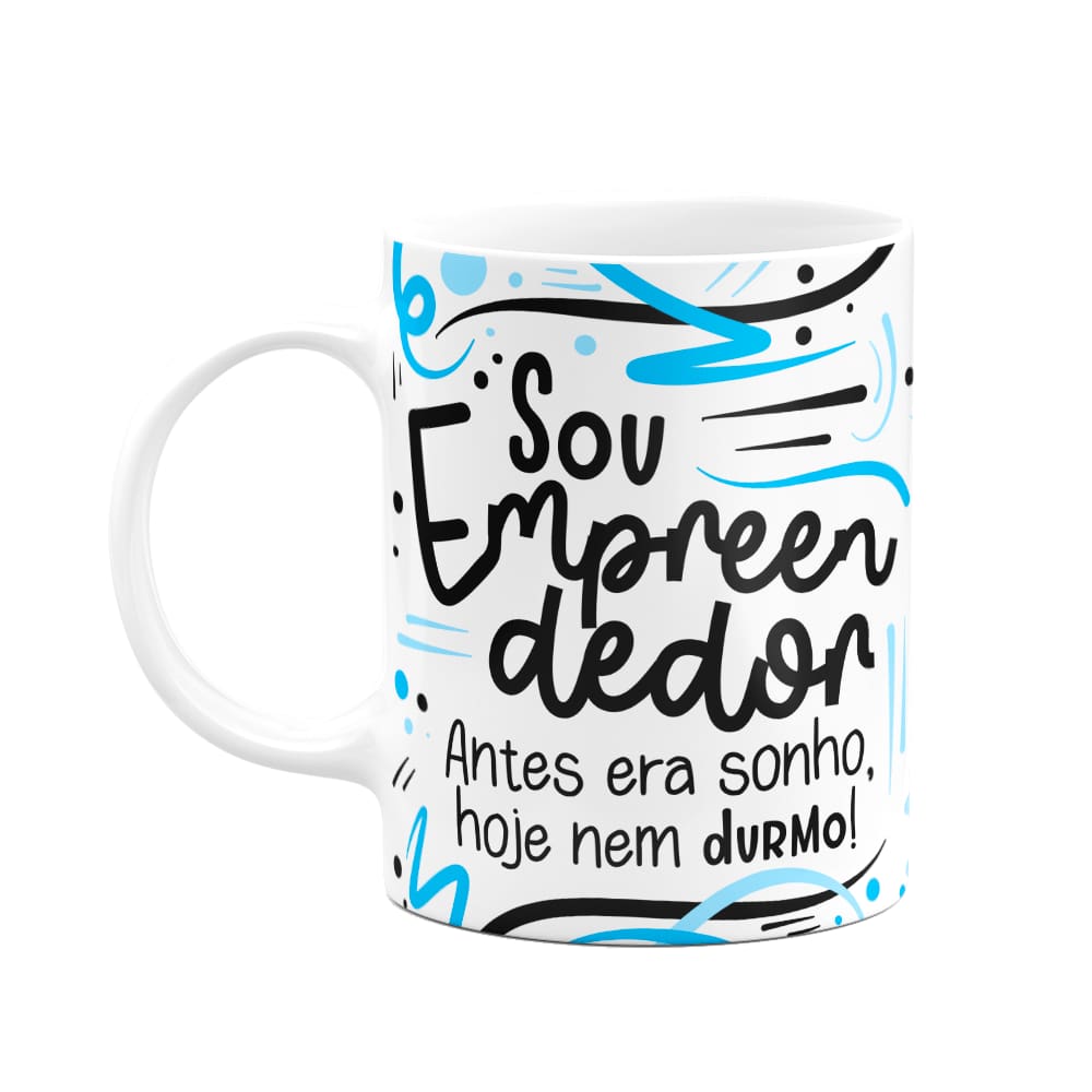Caneca Profissões - Sou Empreendedor - branca