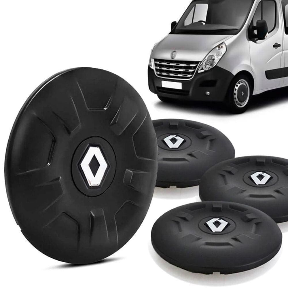 Jogo Calota Centro Miolo Renault Master 2014 2015 2016 2017