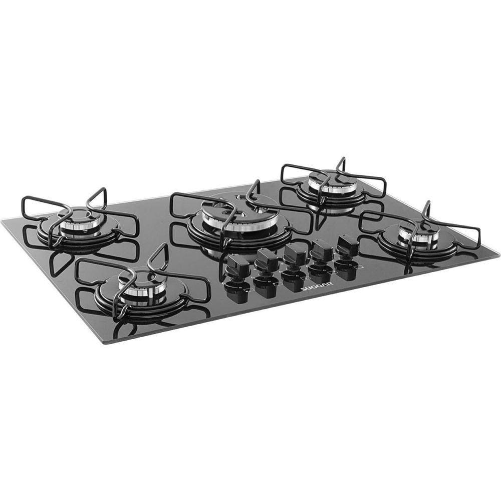 Cooktop Esmaltado 4 Bocas a Gás Preto