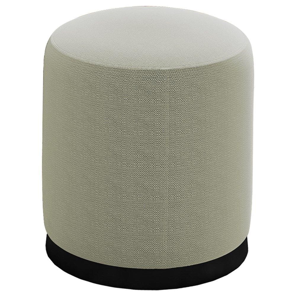 Puff Puf Para Sala Base Metal Saien Linho SL 76 Peer