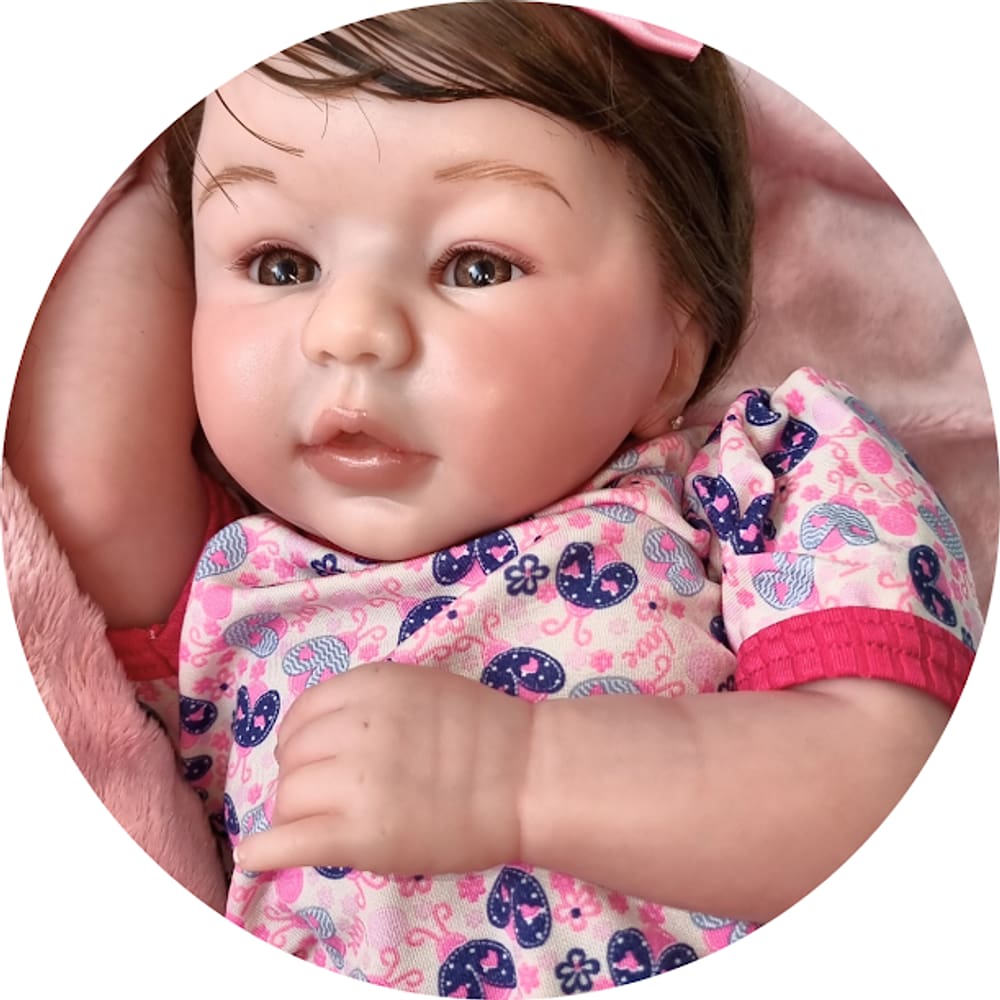 BEBÊ REBORN VIVI REALISTA FOFINHA ENCANTADORA - Maternidade Mundo Baby  Reborn