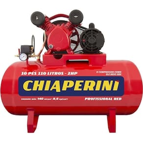 Compressor Chiaperini Red 10 110 Litros 140 Libras 2 Cv Monofásico