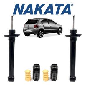 Kit Bat.+02 Amortecedor Vw Gol G6 2013 Traseiro Nakata
