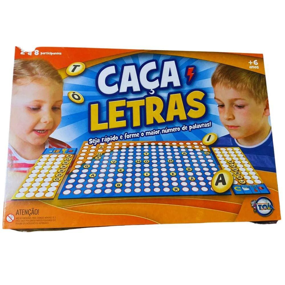 Jogo Educativo Caça letras Toia Brinquedos - 12089