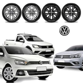 Jogo calota Vw Gol G5 G6 G7 G8 Saveiro Voyage Aro 14