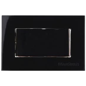 Interruptor Intermediário Embutir Painel Móvel Mdf Madeira Preto Sleek Margirius