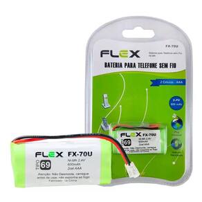 Bateria Recarregável Telefone sem Fio 2,4v 600mah Fx-70u