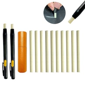 Caneta lápis de giz magico riscar e marcar tecidos costura apaga com ferro kit com 20 giz magico