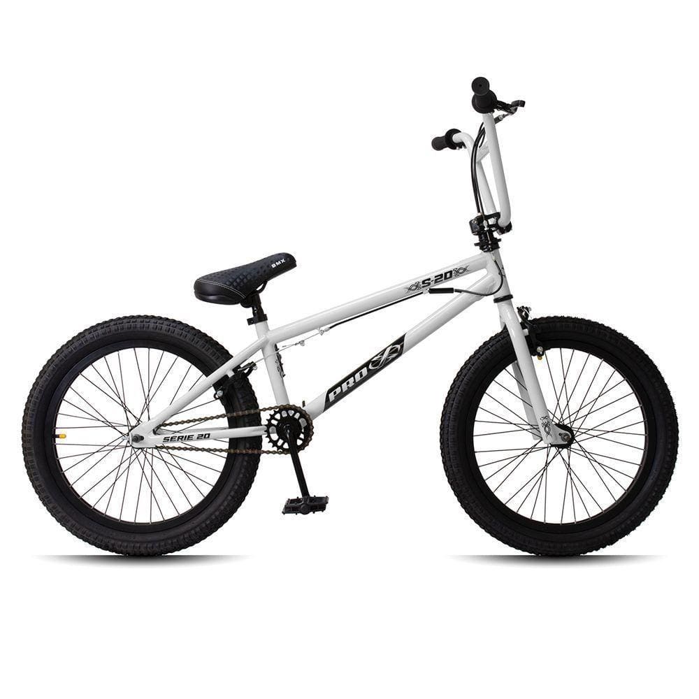 Bicicleta Aro 20 Bmx Peças Aço Hi-ten U-brake Rotor Evolution P03 Branco - D`rossi