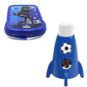 Kit Garrafinha Garrafa Cruzeiro Time Pote Porta Sanduíche
