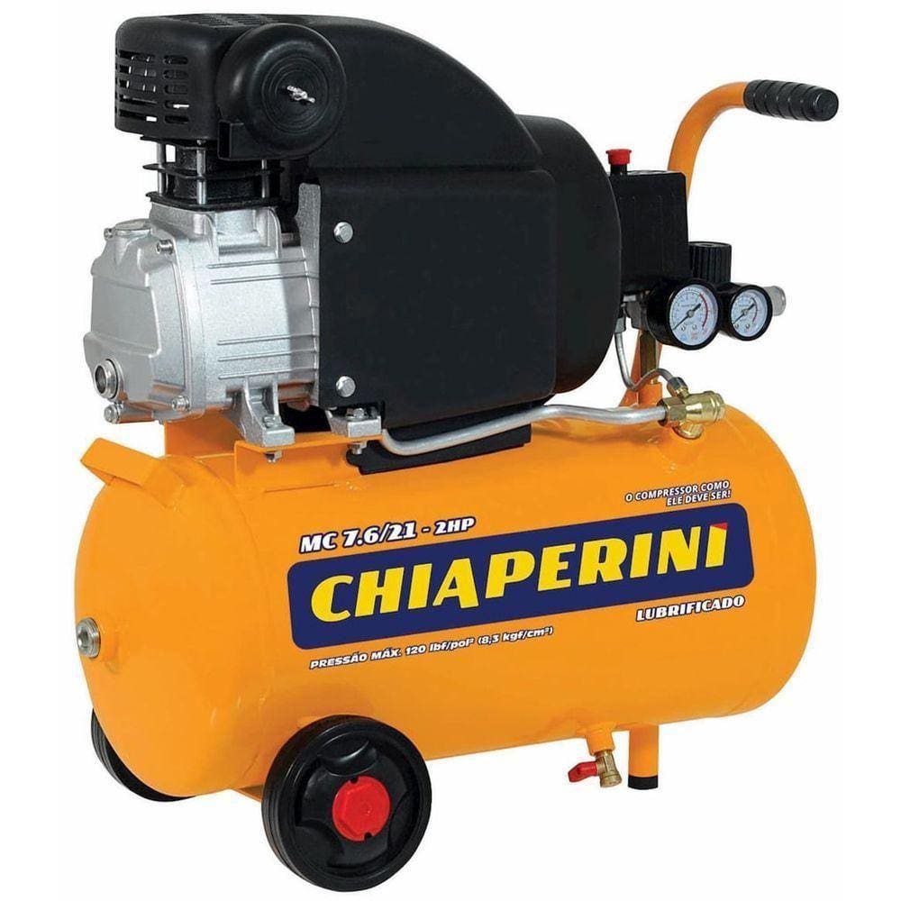 Compressor Chiaperini Mc 7.6 21 Litros 120 Lbs 2 Cv 220v