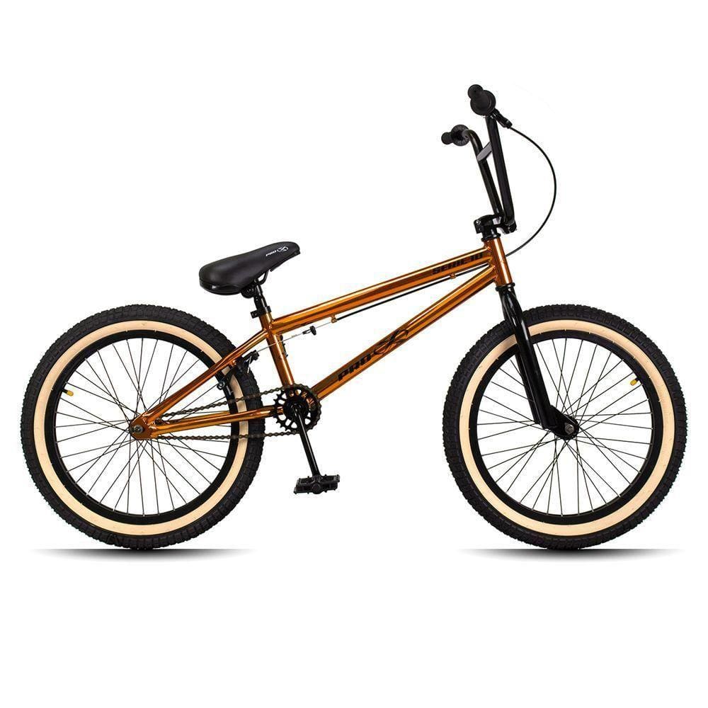 Bicicleta Aro 20 Bmx Catraca K7 Cog 9 Pçs Aço Hi-ten Gap P03 Cobre - D`rossi