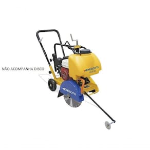 Cortadora De Pisos Mcp 93 Com Motor Honda Gx160 5,5Hp Sem Disco De Corte Menegotti