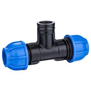 Tee Fêmea 32 Mm X 3/4" Para Tubo Alumínio