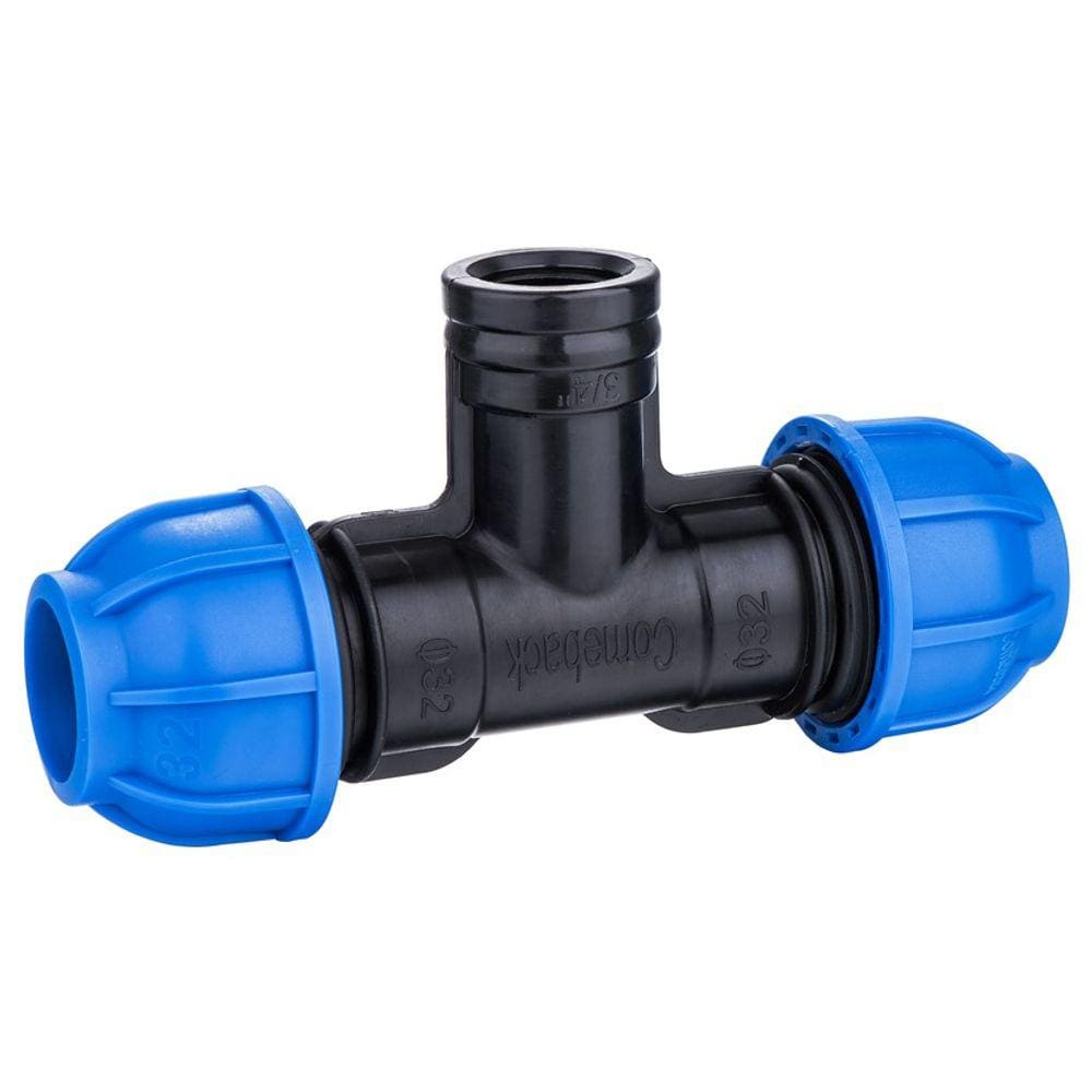Tee Fêmea 63Mm X 2" Para Tubo Alumínio
