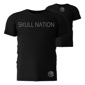 Camiseta Dry Fit - Skullnation (Preto P)