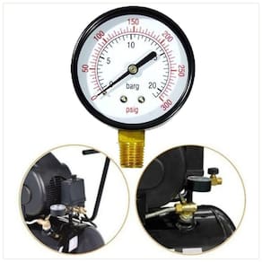 Kit Manômetro Segurança Dreno Pressostato 4 vias BP