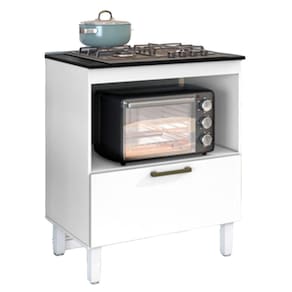 Balcão para Cooktop 1 Porta 4 Bocas Fit