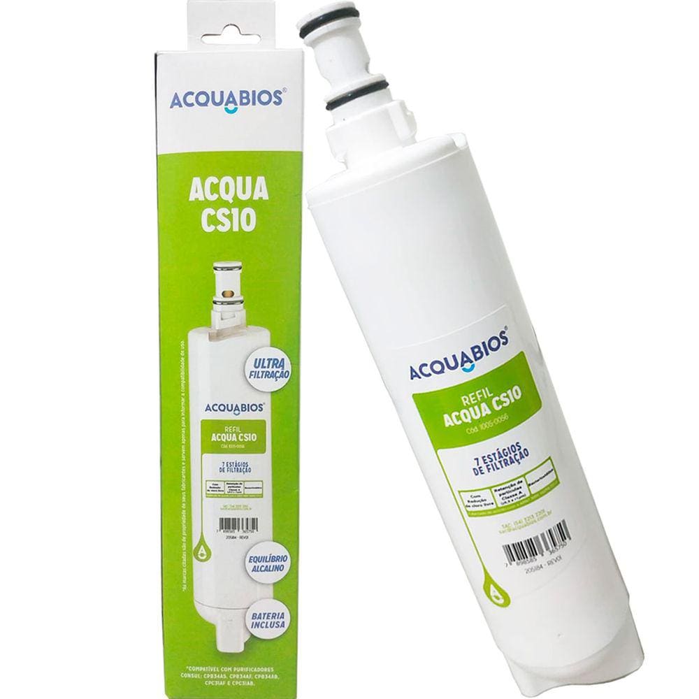 Filtro Refil Classe A compatível Purificador Consul Facilite Bem Estar CPC 30 31 34 35 36 CIX 01 06