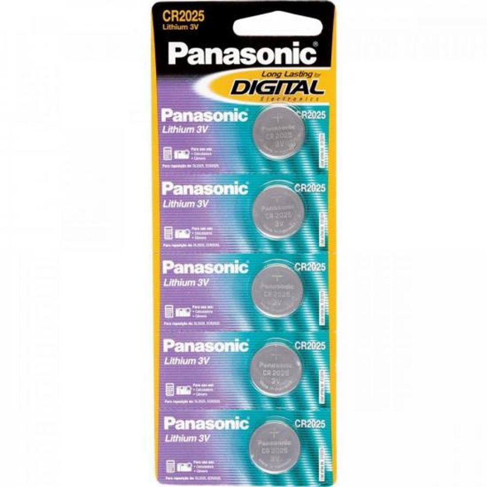 Bateria de Lithium 3V com 5 CR2025-1BT
