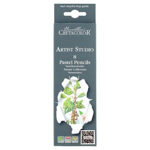 Lápis de Cor Pastel Cretacolor Artist Studio Nature 8 Cores