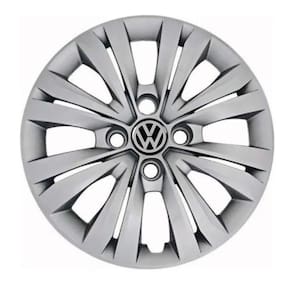 Jogo Calota Vw Gol G3 G4 G5 G6 G7 Aro 14 + Emblema Resinado
