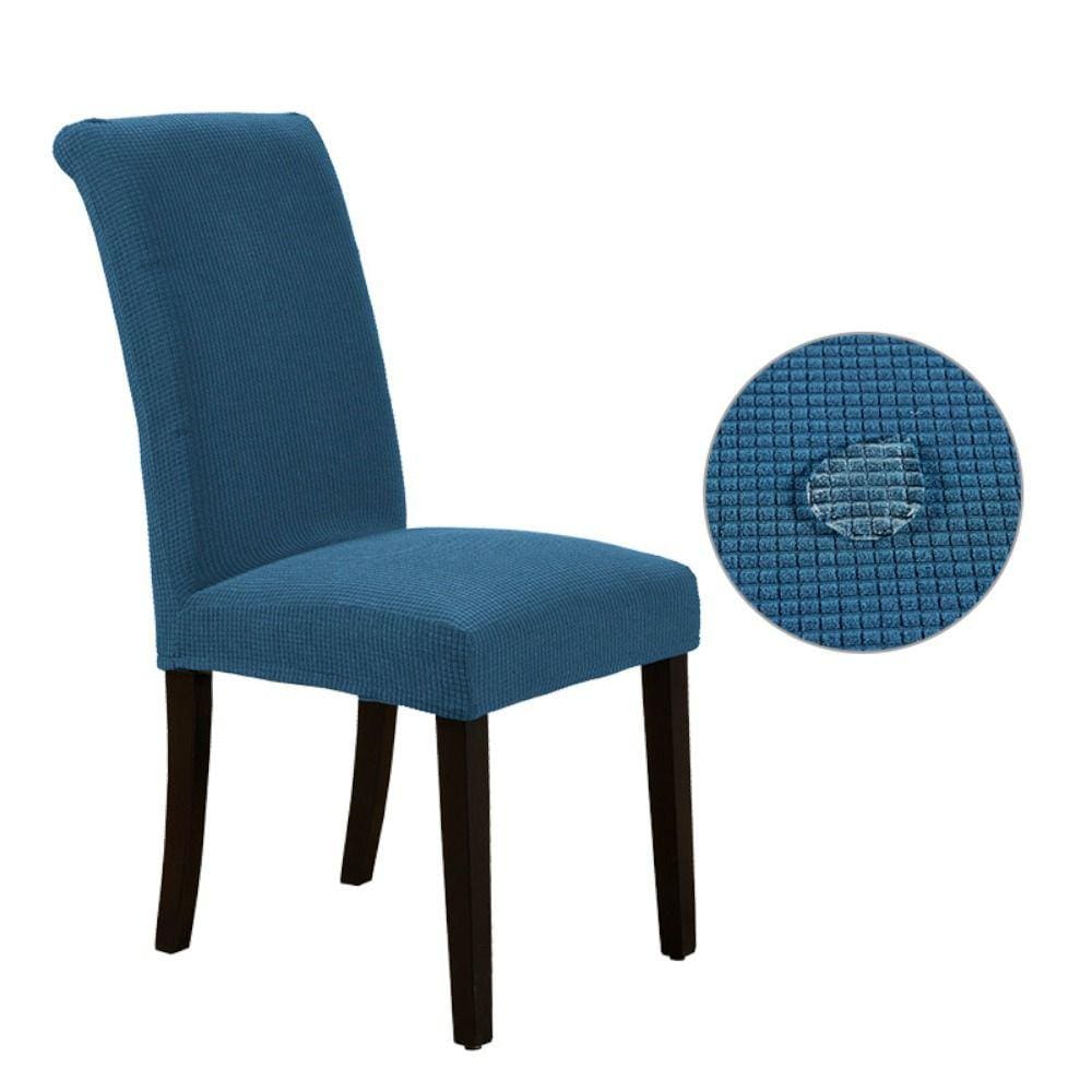Kit 4 Capas de Cadeira Impermeável Sala de Jantar Malha
