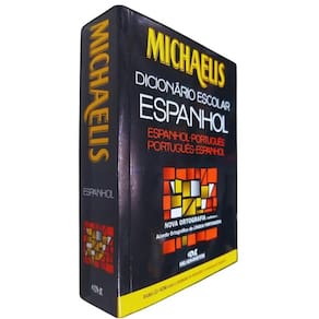 Livro Físico Dicionário Escolar Espanhol Espanhol-Português Português-Espanhol Michaelis