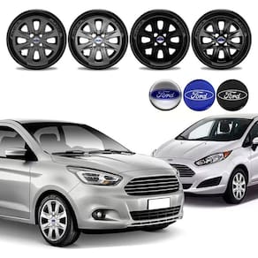 Jogo calota Ford Ka Ka+ Fiesta Sedan Hatch Aro 14