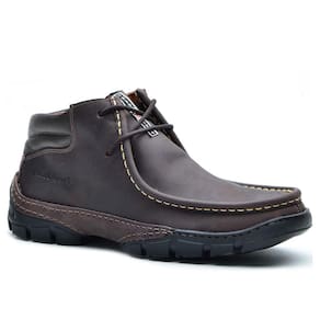 Bota Casual Masculino Couro Urbano Cacareco Conforto CR02