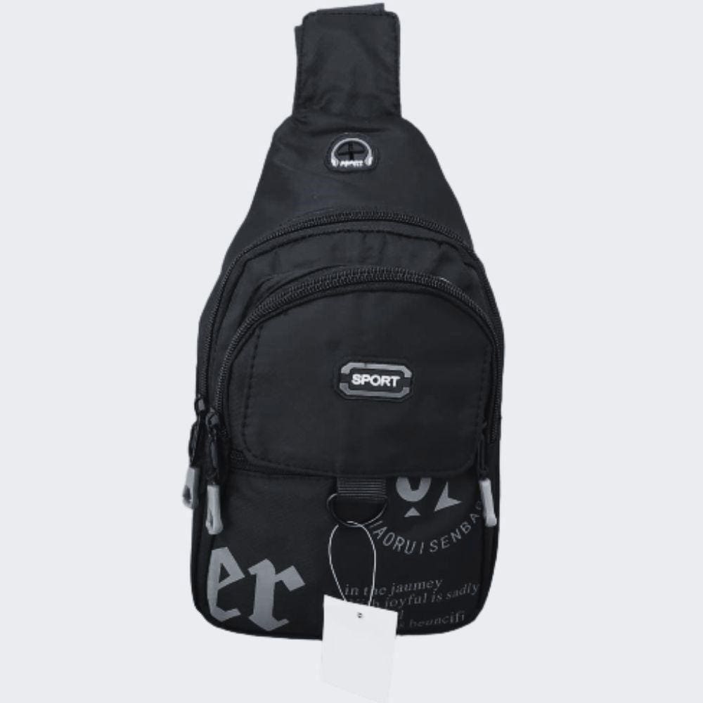 Bolsa Mochila Bag Transversal Pochete Alça Única Saída USB