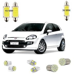Kit Lâmpada Led Fiat Punto Teto Placa Ré