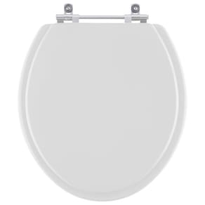 Tampa De Vaso Acrílico Flamingo Cinza Claro Para Bacia 6Lpf
