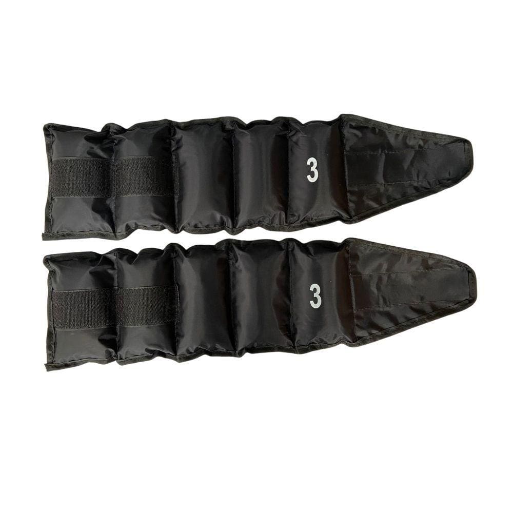 Par de Caneleira 3Kg Cada Bf Fitness Tornozeleira Musculação