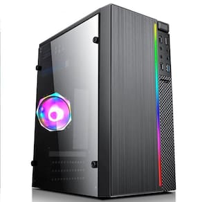 Gabinete Gamer Pixxo CG265Lg Led Rgb Lateral Acrílico