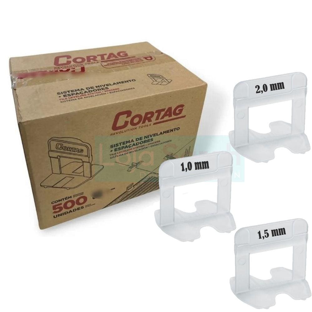 Kit Espaçador Nivelador Smart C/ 1000 Pçs