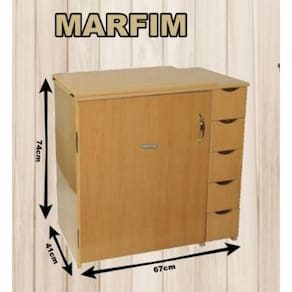 Gabinete C/ 5 Gavetas Máquina De Costura Doméstica Elgin