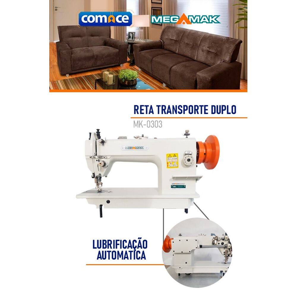 Transporte Duplo-Lubrificação Automática - Megamak