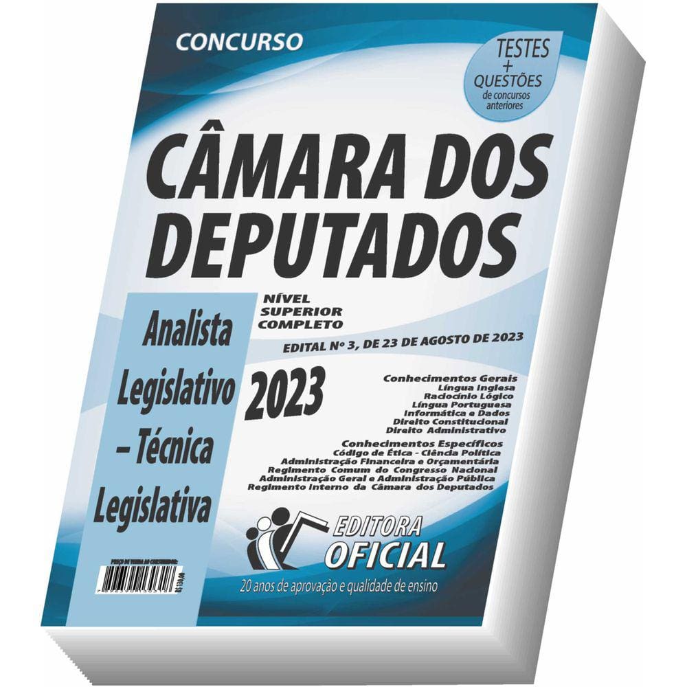 Apostila Câmara dos Deputados - Analista Legislativo - Técnica Legislativa