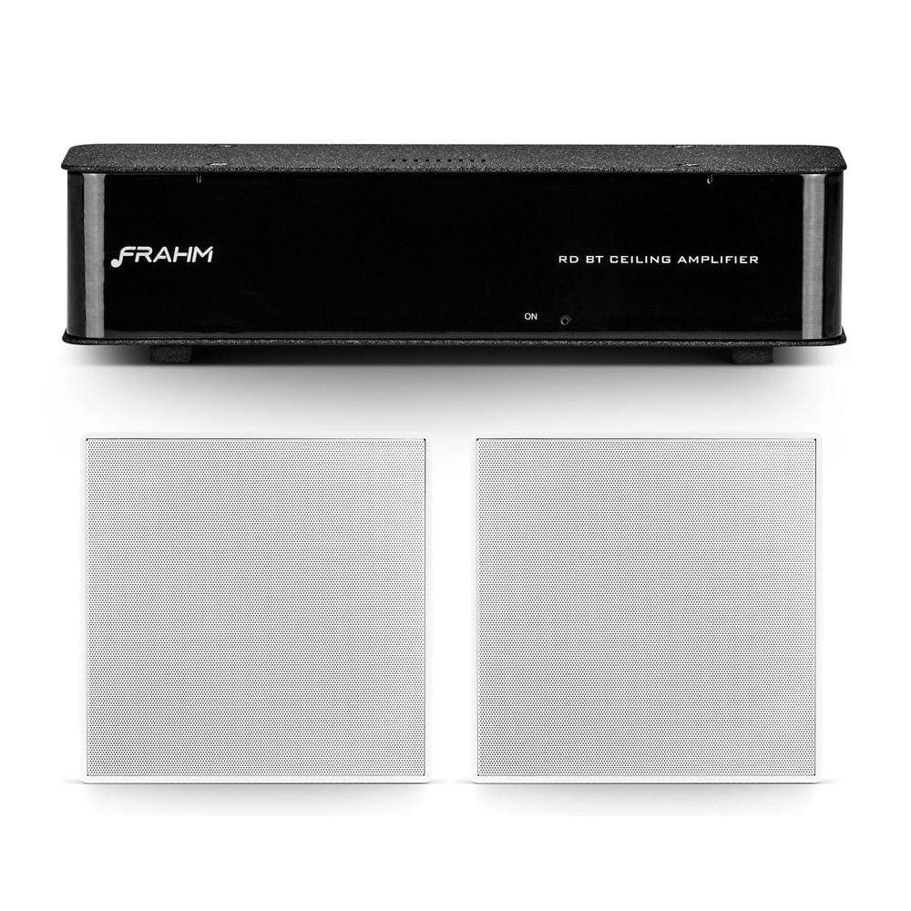 Kit RD BT Ceiling + 2 Arandelas 6Cx 50w Quadradas Frahm