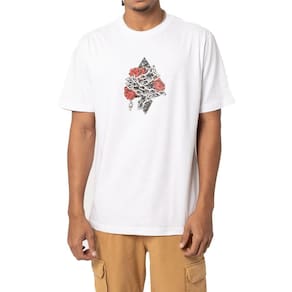 Camiseta MCD Oversized Espada Rosas Correntes SM24 Branco