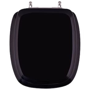 Assento Sanitario Almofadado Stylus Preto Para Louça Celite