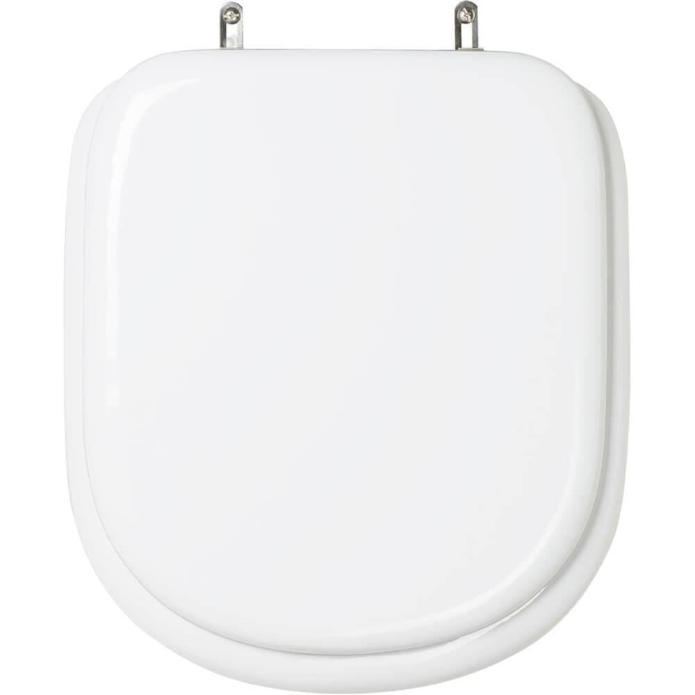 Assento Sanitário Almofadado Flox Branco para vaso Fiori