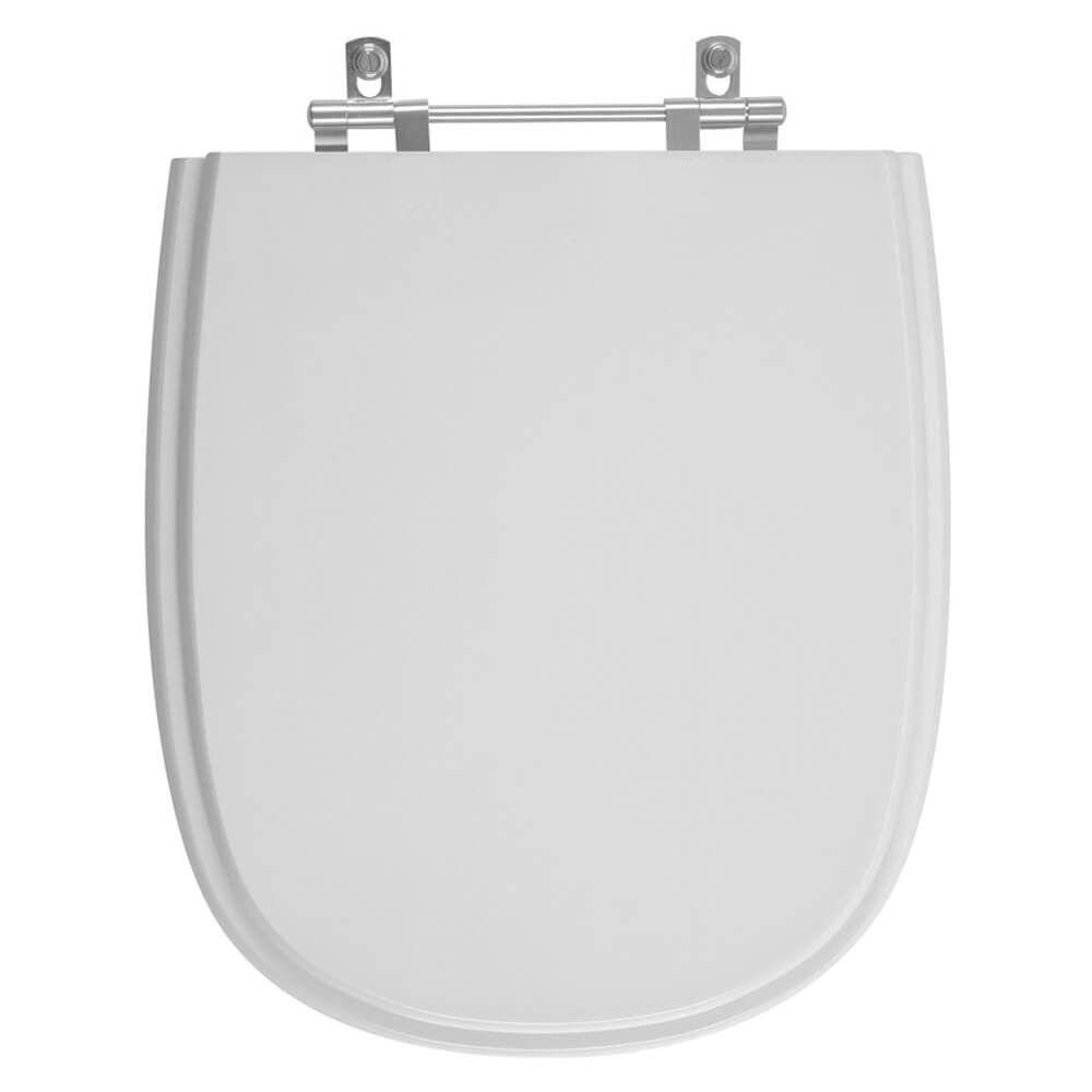 Assento Sanitário Dona Beja Cinza Claro para vaso Santa Clara