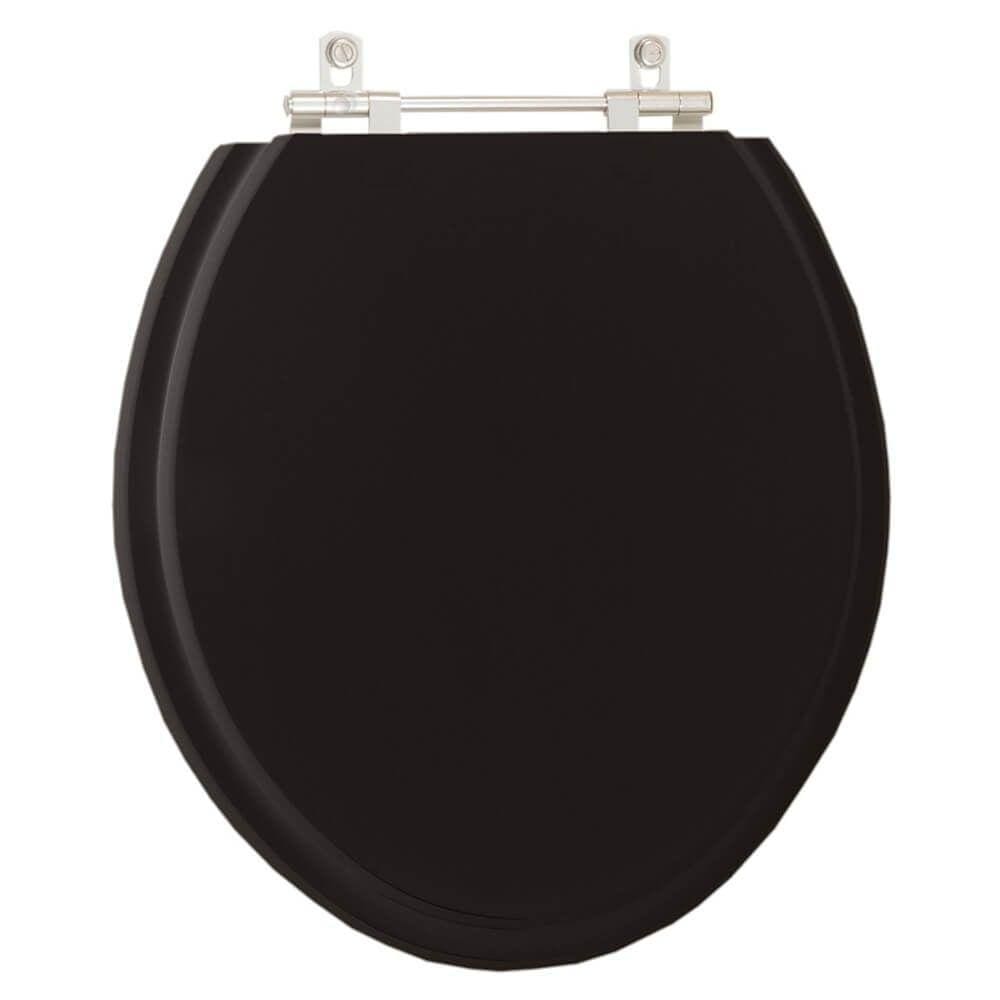 Assento para Vaso Sanitário Fiori Fiori Preto em Resina