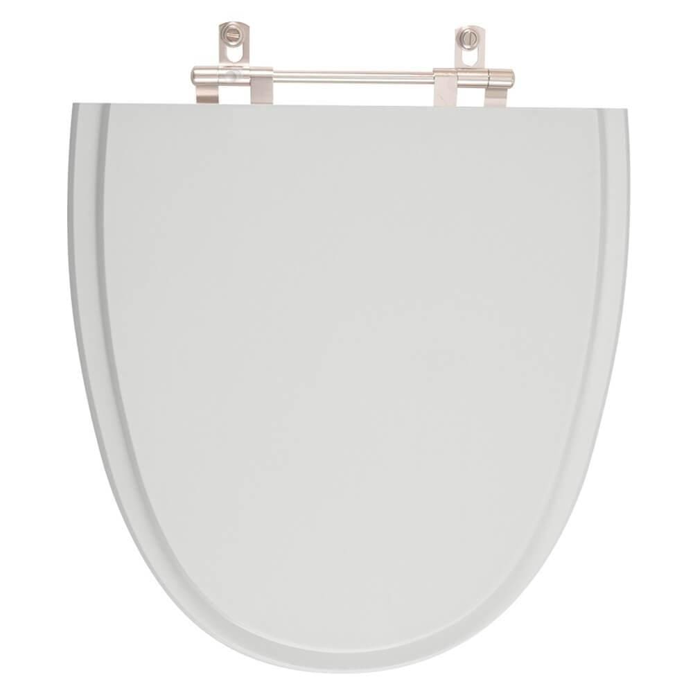 Assento Sanitário Aloha Cinza Prata para vaso Celite