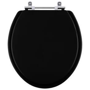 Assento Sanitário Convencional Preto para vaso Deca