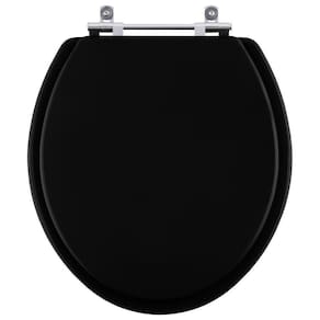 Assento Sanitário Convencional Preto para vaso Deca