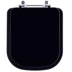 Assento Sanitário Elite Preto para vaso Celite