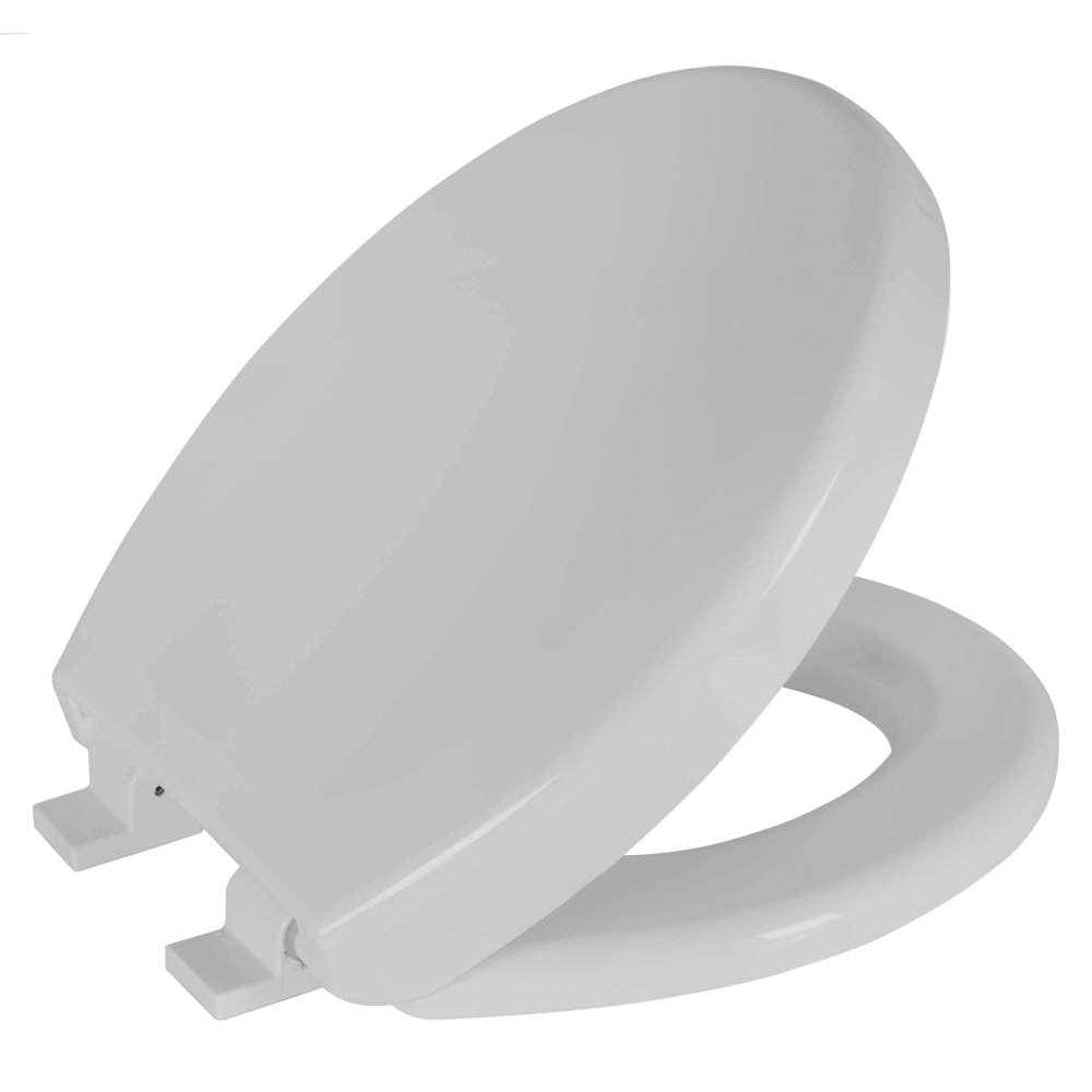 Assento Sanitário Astra com Amortecedor Convencional Oval Cinza Universal